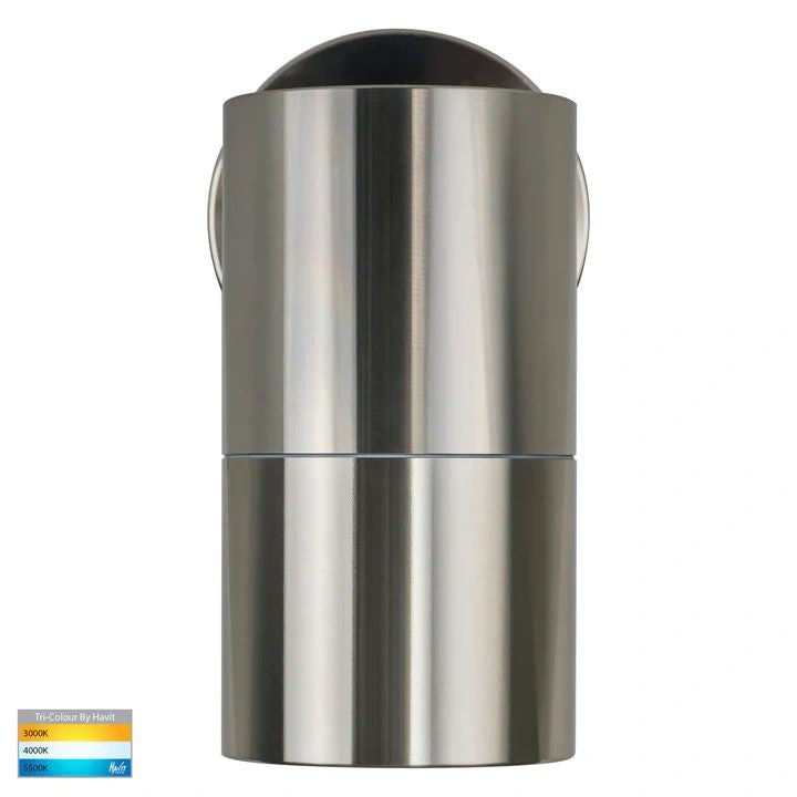 HAVIT Tivah Titanium Aluminum TRI Colour Fixed Down Wall Pillar Lights WALL LIGHT