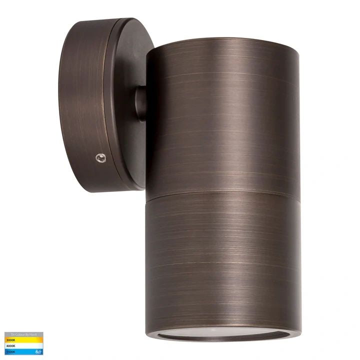 HAVIT Tivah Antique Brass TRI Colour Fixed Down Wall Pillar Lights WALL LIGHT