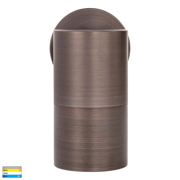 HAVIT Tivah Antique Brass TRI Colour Fixed Down Wall Pillar Lights WALL LIGHT