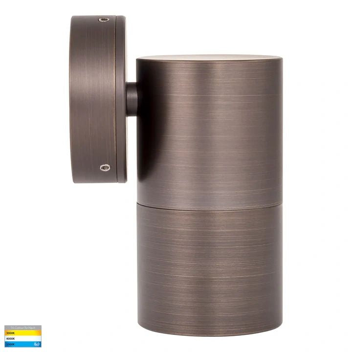 HAVIT Tivah Antique Brass TRI Colour Fixed Down Wall Pillar Lights WALL LIGHT