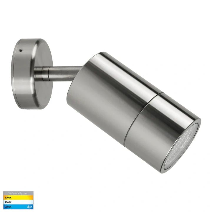 HV1208T- Maxi Tivah 316 Stainless Steel TRI Colour Single Adjustable Wall Pillar Lights WALL LIGHT