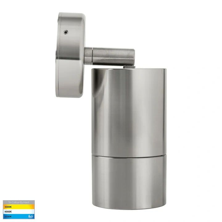 HV1208T- Maxi Tivah 316 Stainless Steel TRI Colour Single Adjustable Wall Pillar Lights WALL LIGHT