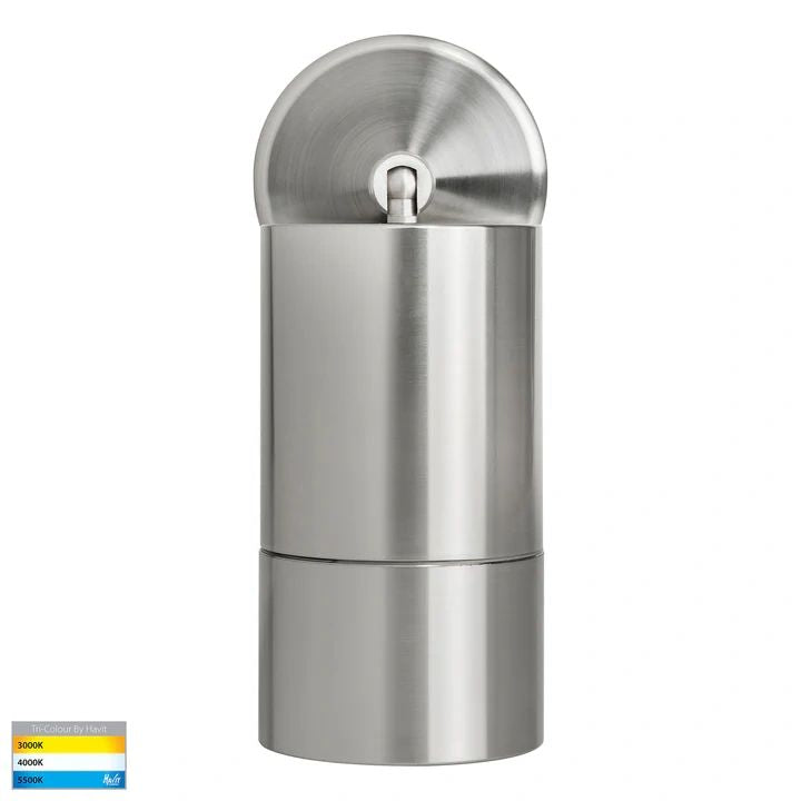 HV1208T- Maxi Tivah 316 Stainless Steel TRI Colour Single Adjustable Wall Pillar Lights WALL LIGHT