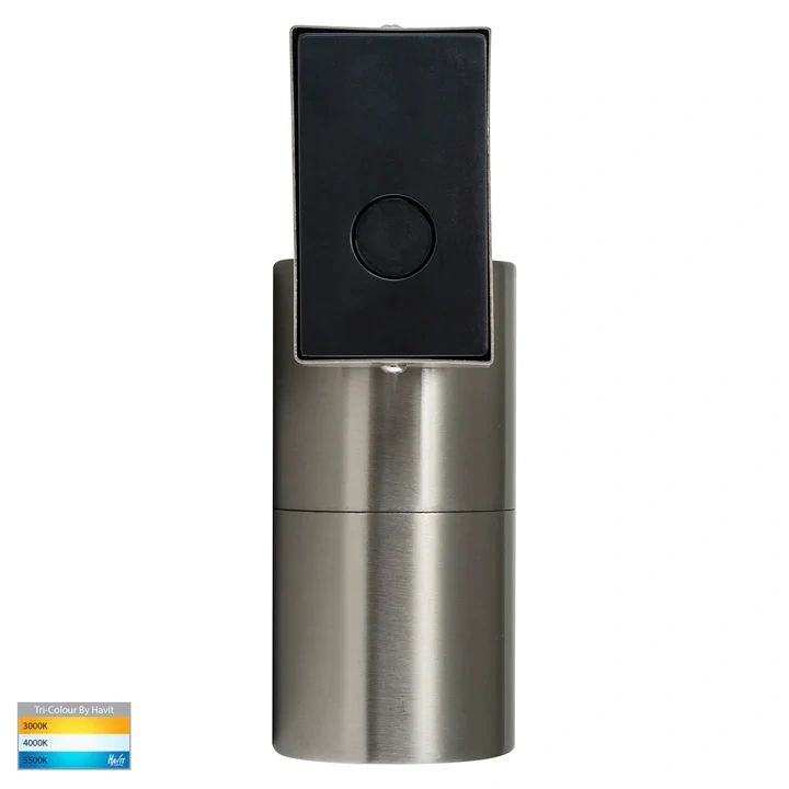 HAVIT Piaz Stainless Steel TRI Colour Single Adjustable LED Wall Pillar Light WALL LIGHT