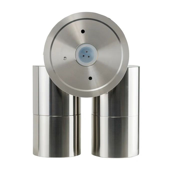 HV1305T Tivah 316 Stainless Steel TRI Colour Double Adjustable Wall Pillar Lights Spotlight