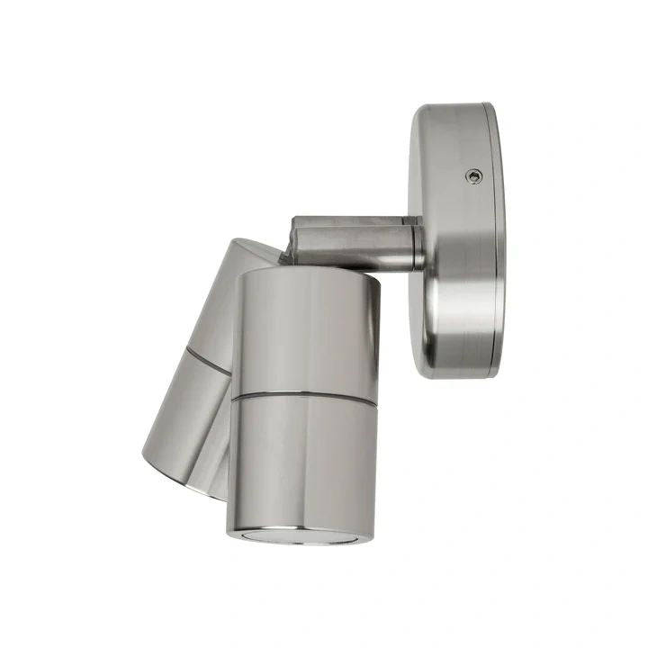 HV1307MR11NW Mini Tivah 316 Stainless Steel Double Adjustable Wall Pillar Lights Spotlight