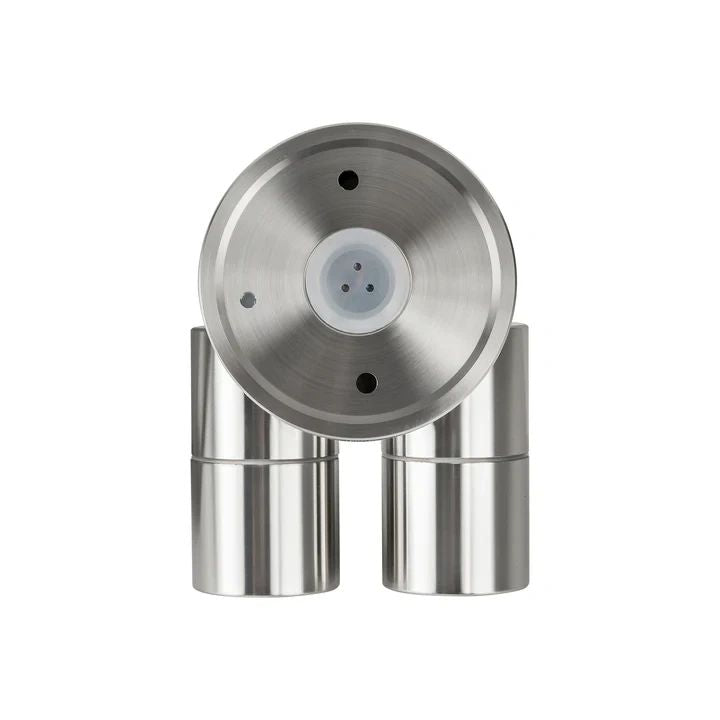 HV1307MR11NW Mini Tivah 316 Stainless Steel Double Adjustable Wall Pillar Lights Spotlight