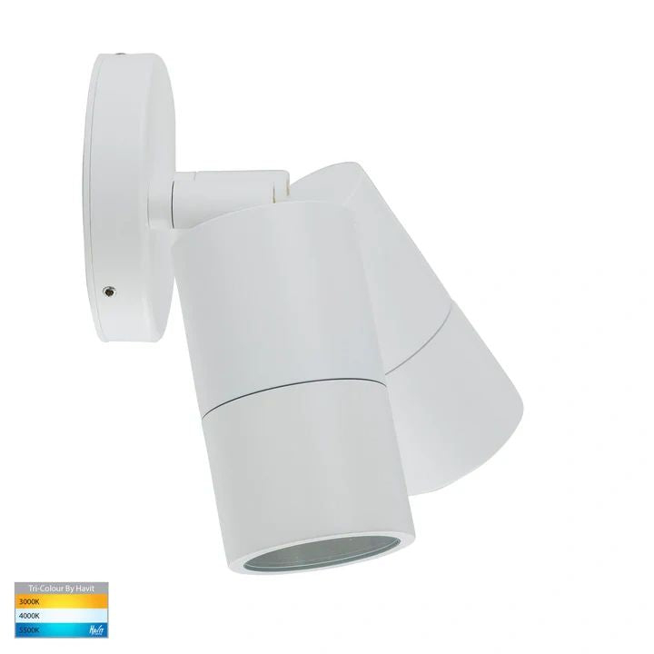 HV1335T- Tivah White TRI Colour Double Adjustable Wall Pillar Lights WALL LIGHT