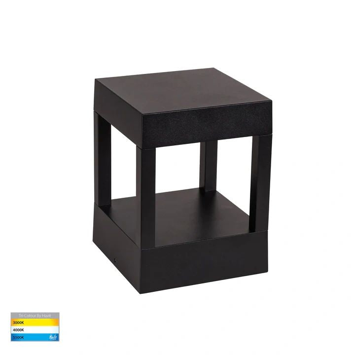 HV1699T-BLK-SQ- Pelare Black LED Pillar Light Square Pillar light
