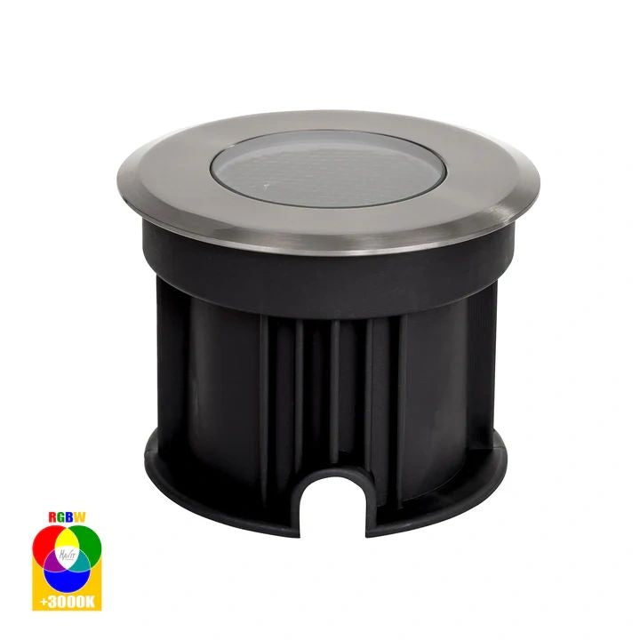 HV1841RGBW- Split 316 Stainless Steel 3w RGBW LED Inground Light INGROUND LIGHT