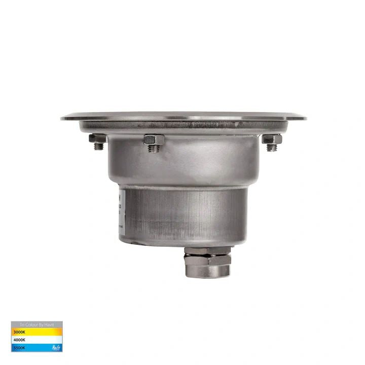HV1841T- Split 316 Stainless Steel TRI Colour 3w LED Inground Light INGROUND LIGHT
