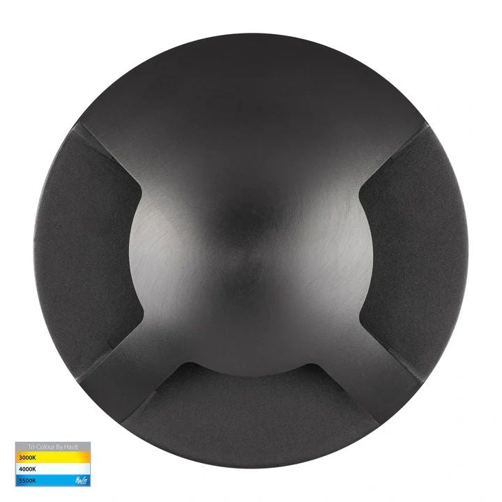 HV19082T- Viale Steel TRI Colour LED Triple Driveway Light GRAPHITE step light