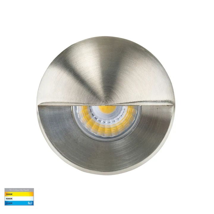 HV2891T- Mini Ollo LED Step Light with Eyelid 316 STAINLESS STEEL step light