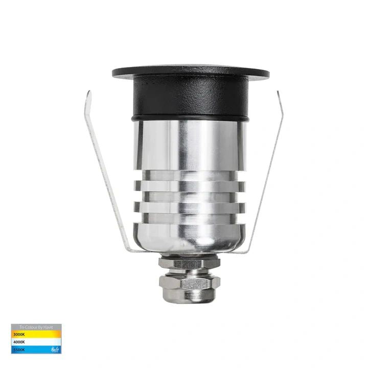 HV2893T- Dek Black 316 Stainless Steel LED Deck or Inground Light step light