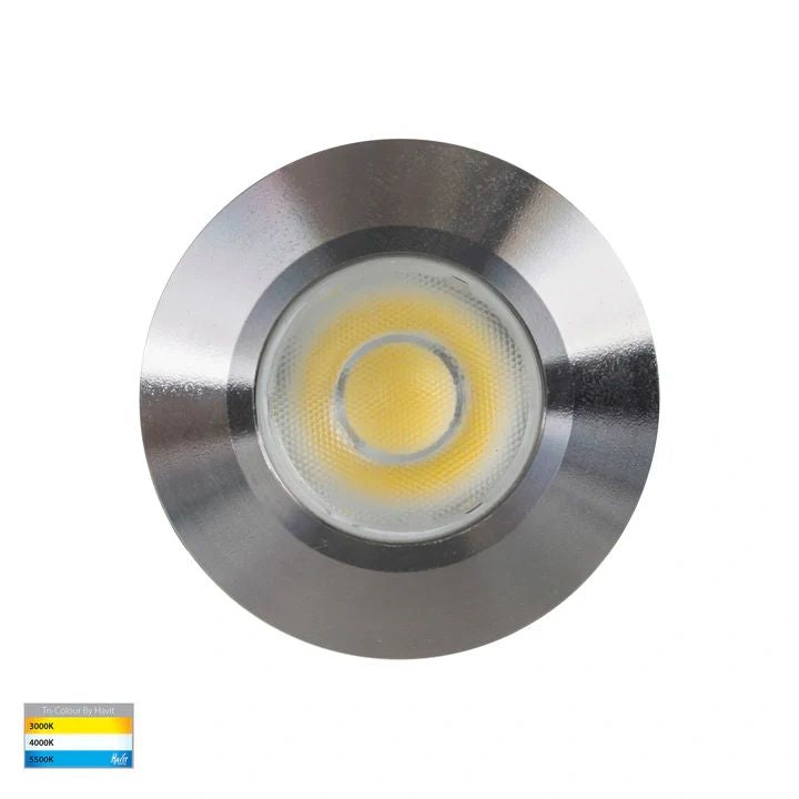 HV2893T- Dek Black 316 Stainless Steel LED Deck or Inground Light 316 STAINLESS STEEL step light