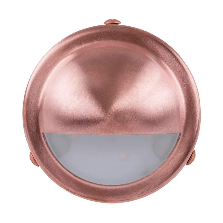 HV2916- Pinta Copper Step Lights with Large Eyelid step light