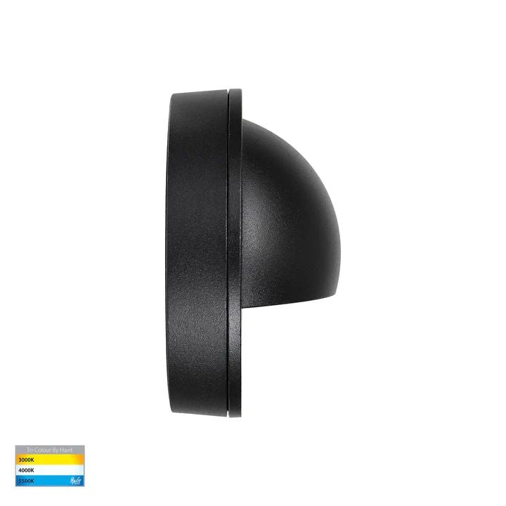 HV2921- Pinta Black Step Lights with Eyelid step light