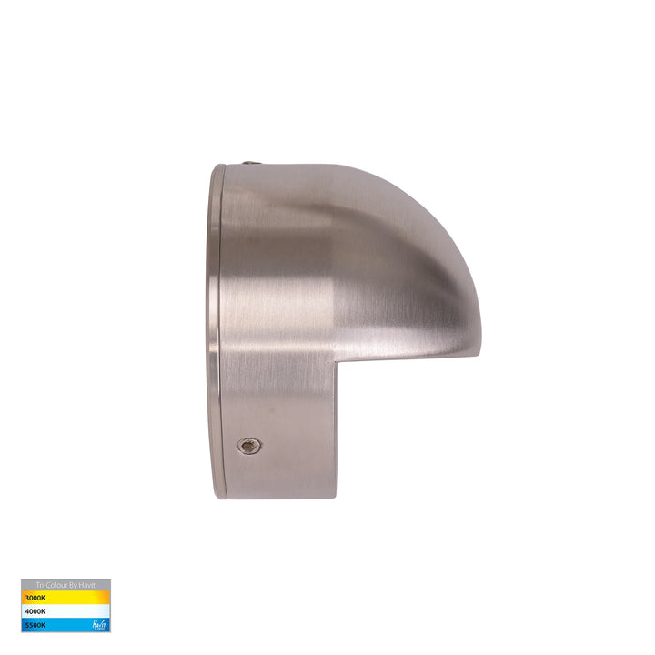 HV2927T-SS316-12V | HV2927T-SS316-240V - Veko 316 Stainles Steel Step Lights with Eyelid step light