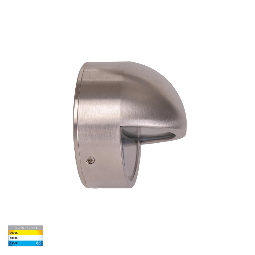 HV2927T-SS316-12V | HV2927T-SS316-240V - Veko 316 Stainles Steel Step Lights with Eyelid step light