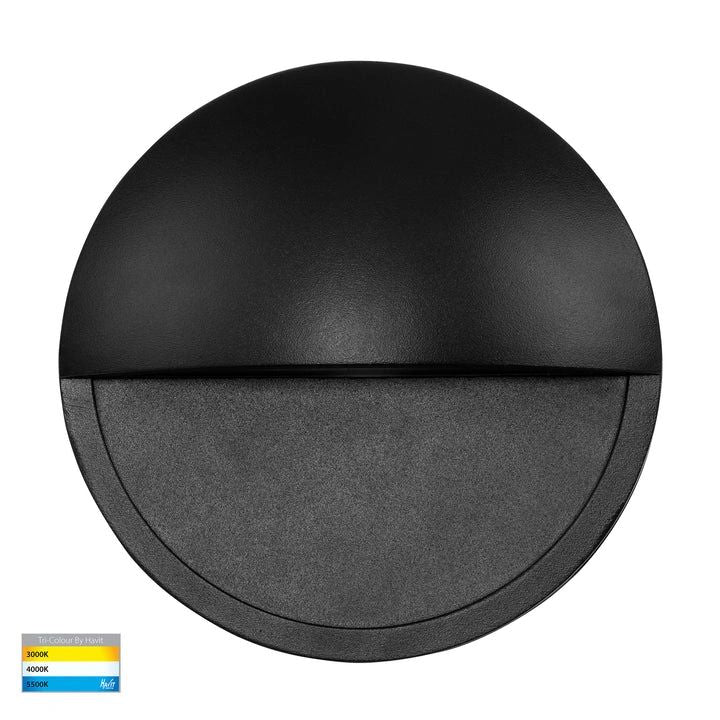 HV2929T- Veko 10w LED Step Lights with Eyelid BLACK step light
