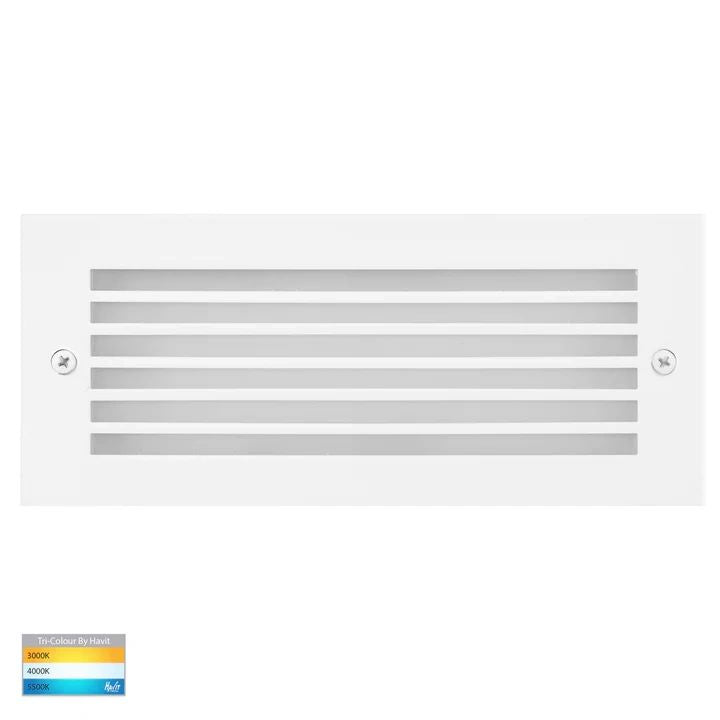 HV3004T- Bata LED Brick Light with Grill WHITE Brick light