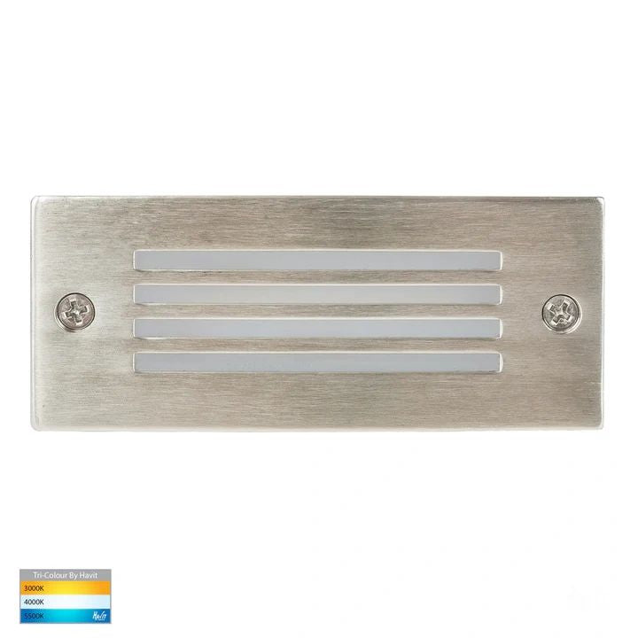 HV3006T- Bata 6w LED Brick Light with Grill face 316 STAINLESS STEEL Brick light