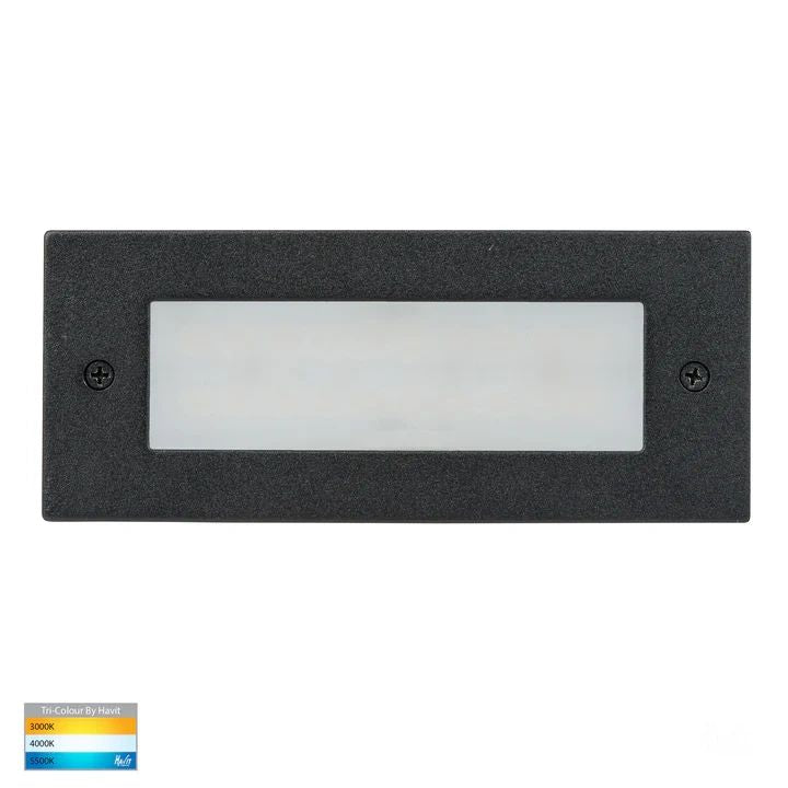 HV3007T- Bata 3w LED Brick Light BLACK Brick light