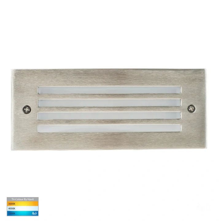 HV3008T- Bata 3w LED Brick Light with Grill face 316 STAINLESS STEEL Brick light