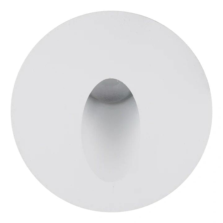 HV3205T- Reces Round TRI Colour Recessed LED Step Light WHITE step light