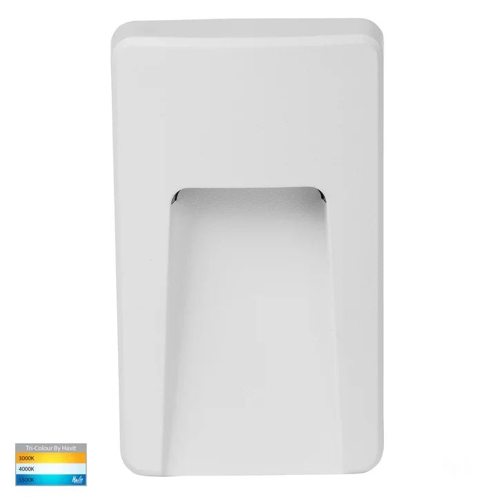 HV3223T- Seefore Polycarbonate Rectangular LED Step Light WHITE step light