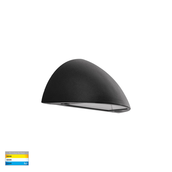 HV3251T-BLK-12V - Curva Black LED Step Light 109mm step light