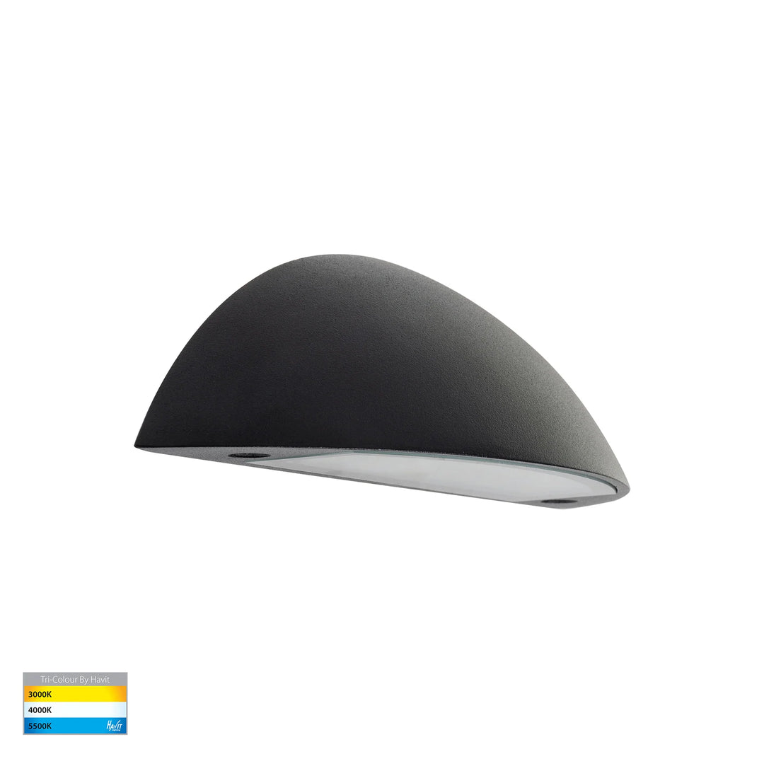 HV3251T-BLK-12V - Curva Black LED Step Light 149mm step light