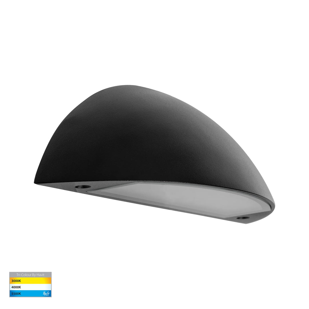 HV3251T-BLK-12V - Curva Black LED Step Light 193mm step light