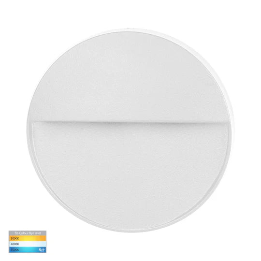 HV3269T-12V-RND - Fino Round LED Outdoor Step Light White step light