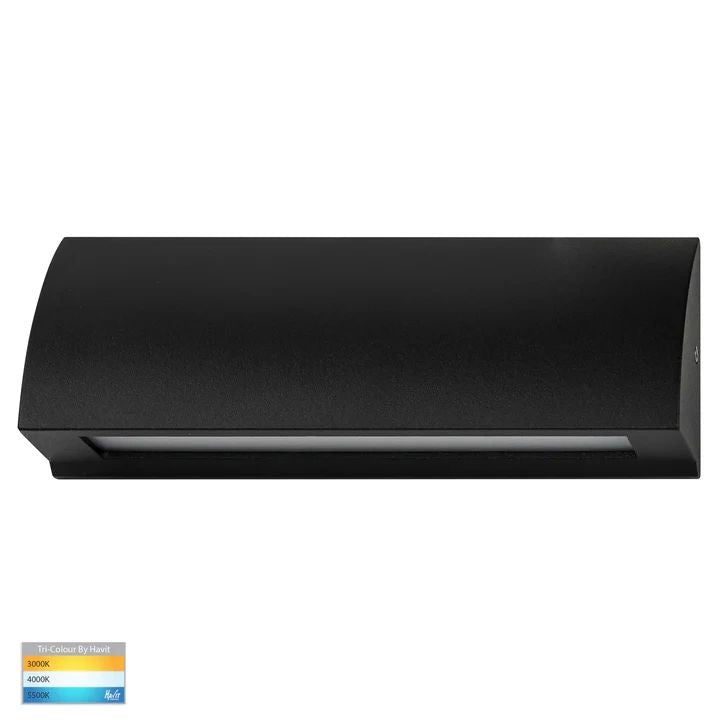 HV3271T- Taso 6w TRI Colour LED Step Light BLACK step light
