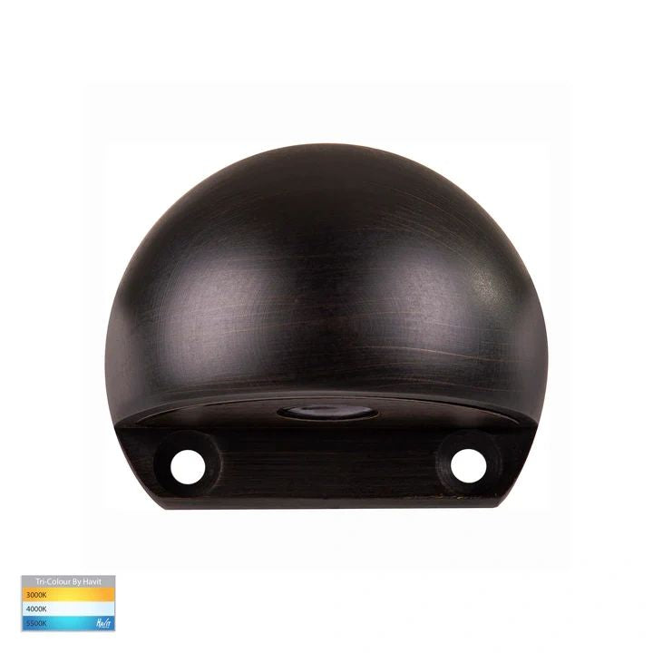 HV3281T- Occhio LED Eyelid Step Light ANTIQUE BRASS step light