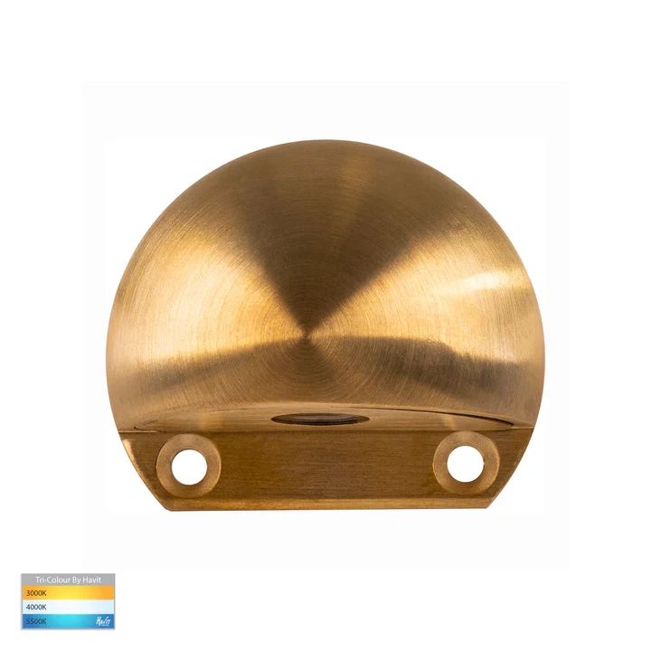 HV3281T- Occhio LED Eyelid Step Light SOLID BRASS step light