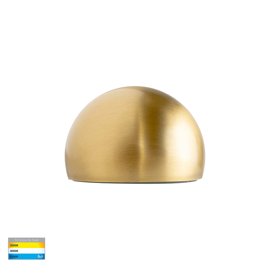 HV3286T-12V - Serres Surface Mounted LED Wall Light Brass step light