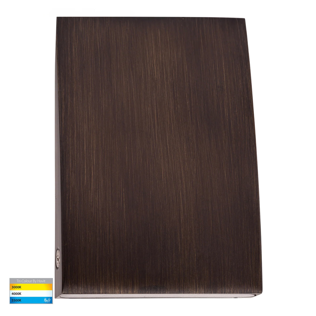 HV3291T-AB-12V - Pelase Antique Brass LED Step Light 120mm step light