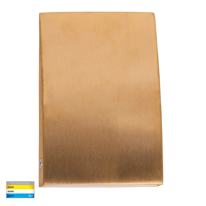 HV3291T-BR-12V - Pelase Solid Brass LED Step Light 120mm step light