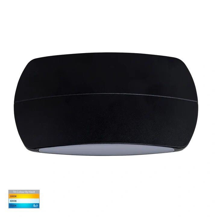 HV35022T-Cara Up & Down 2X 4.5W LED Wall Light BLACK WALL LIGHT