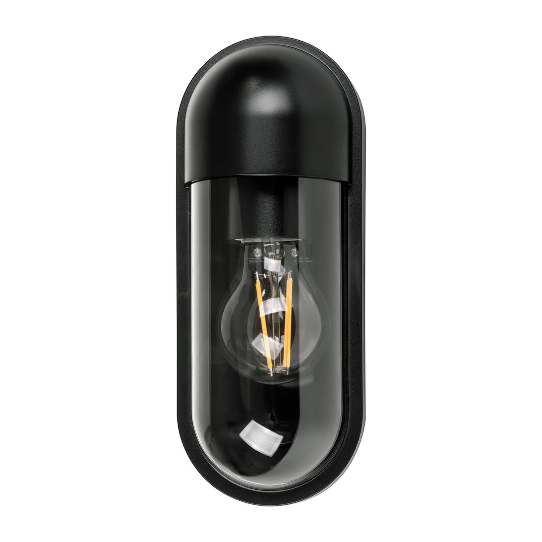 HV3512W-BLK- Lume Polycarbonate Black Wall Light Black WALL LIGHT