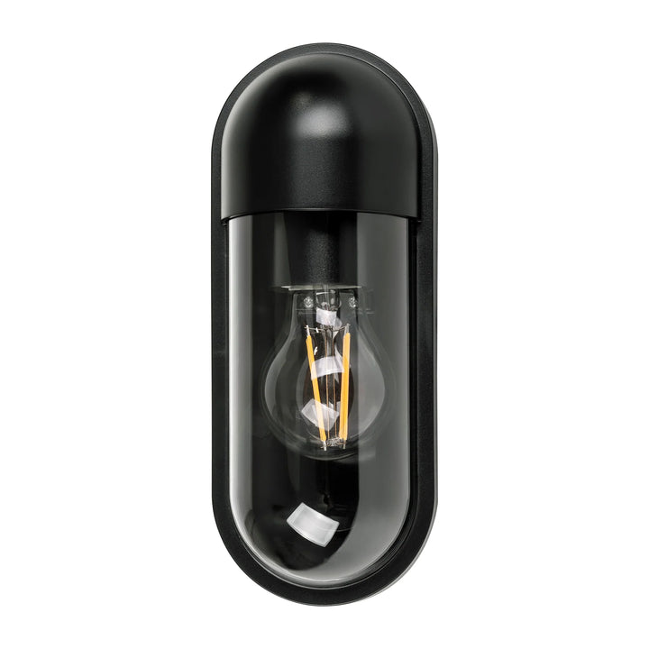 HV3512W-BLK- Lume Polycarbonate Black Wall Light Black WALL LIGHT