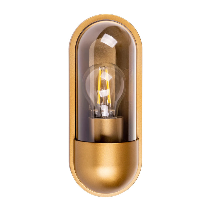 HV3512W-BLK- Lume Polycarbonate Black Wall Light Brass WALL LIGHT
