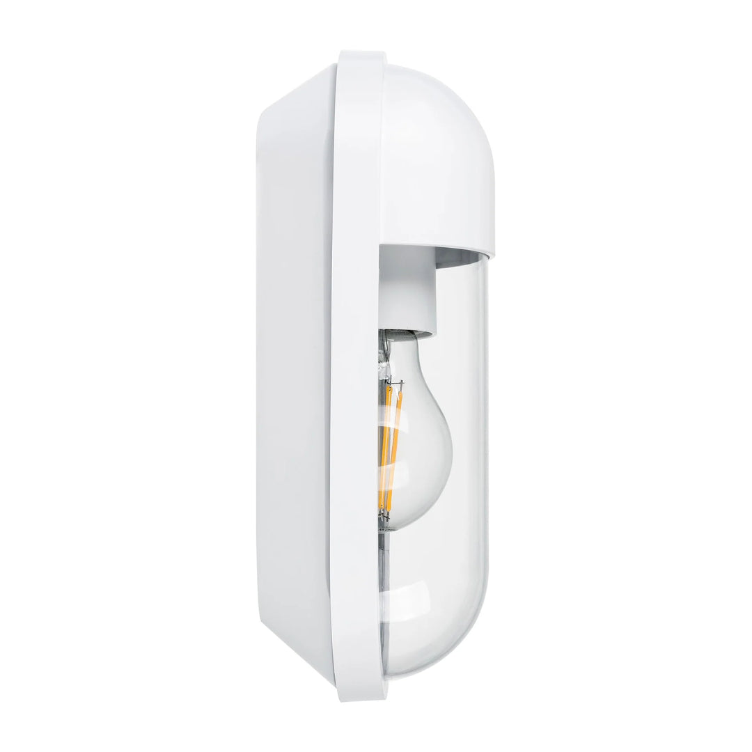 HV3512W-BLK- Lume Polycarbonate Black Wall Light WALL LIGHT
