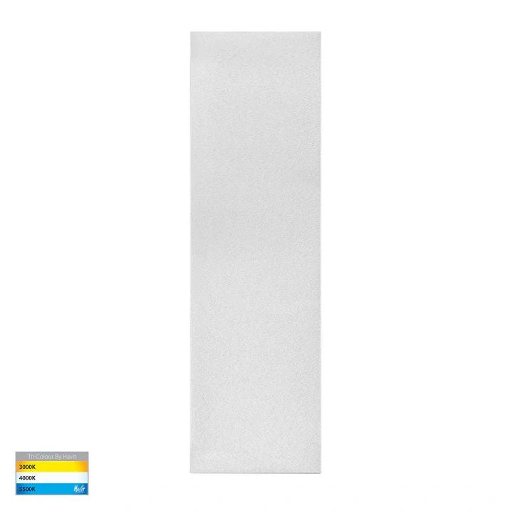 HV3571T- Barline Shadow Aluminium 300mm Wall Light WHITE WALL LIGHT