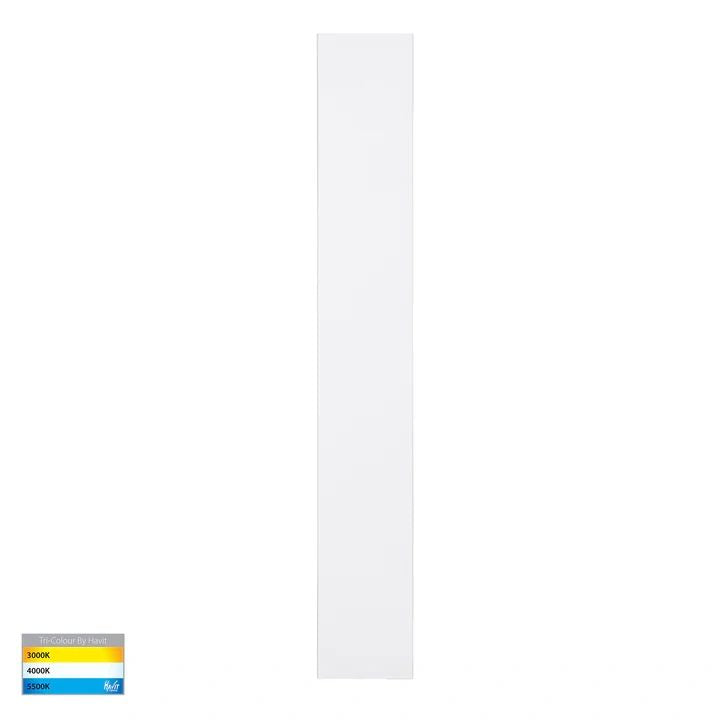 HV3572T - Barline Shadow Aluminium 600mm Wall Light WHITE WALL LIGHT