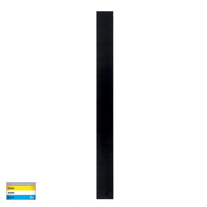 HV3574T- Barline Shadow Aluminium 1000mm Wall Light BLACK WALL LIGHT