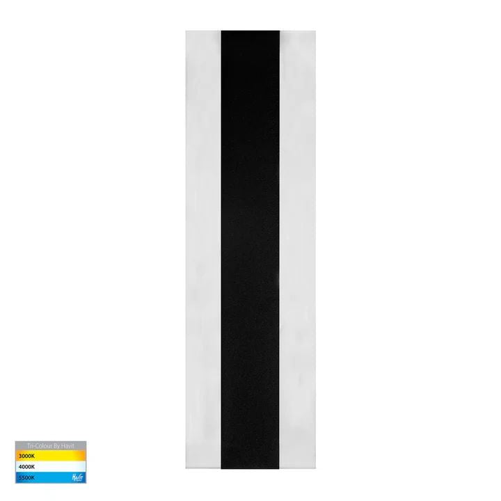 HV3581T- Barline Aluminium 300mm Wall Light BLACK WALL LIGHT