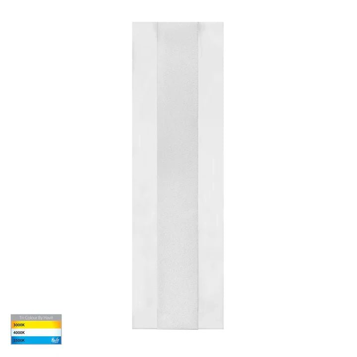 HV3581T- Barline Aluminium 300mm Wall Light WHITE WALL LIGHT